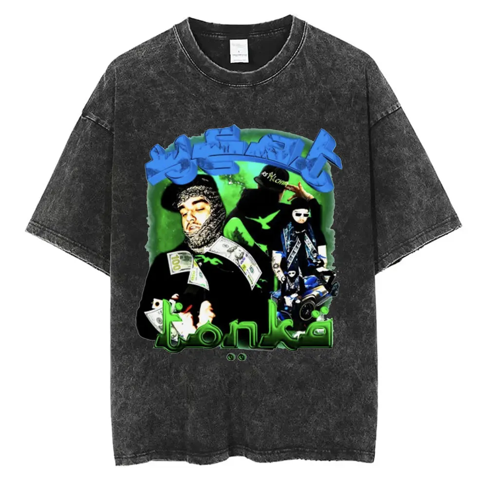 Rapper Yeat Artistic Sketch Mineral Wash T-Shirt