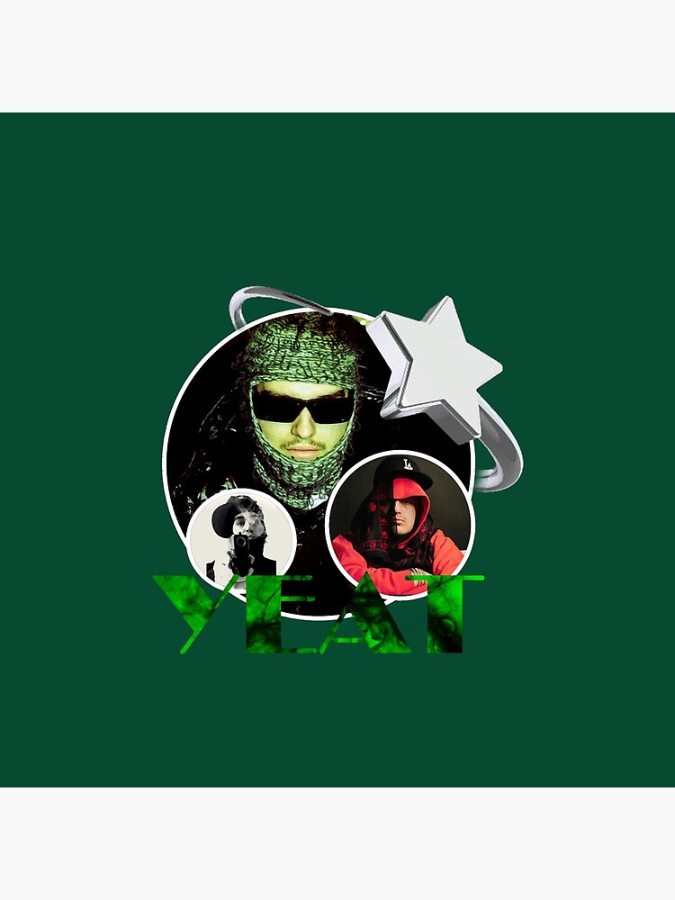 Yeat Rapper Streetwear Throw Pillow - Image 2