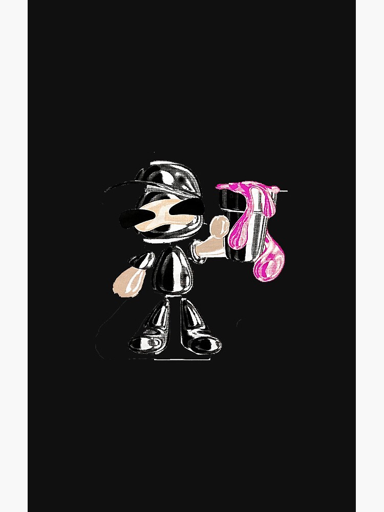 Yeat Luh Crankem Purple Design Sticker Shower Curtain - Image 2
