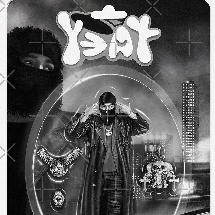 Yeat Rapper Gothic Tote Bag - Image 2
