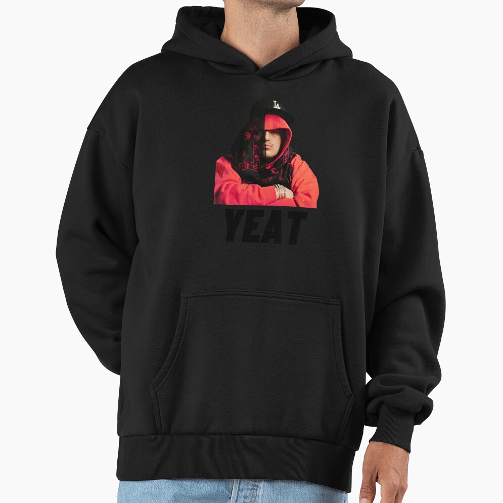 Yeat Rapper Distressed Hoodie - Image 2