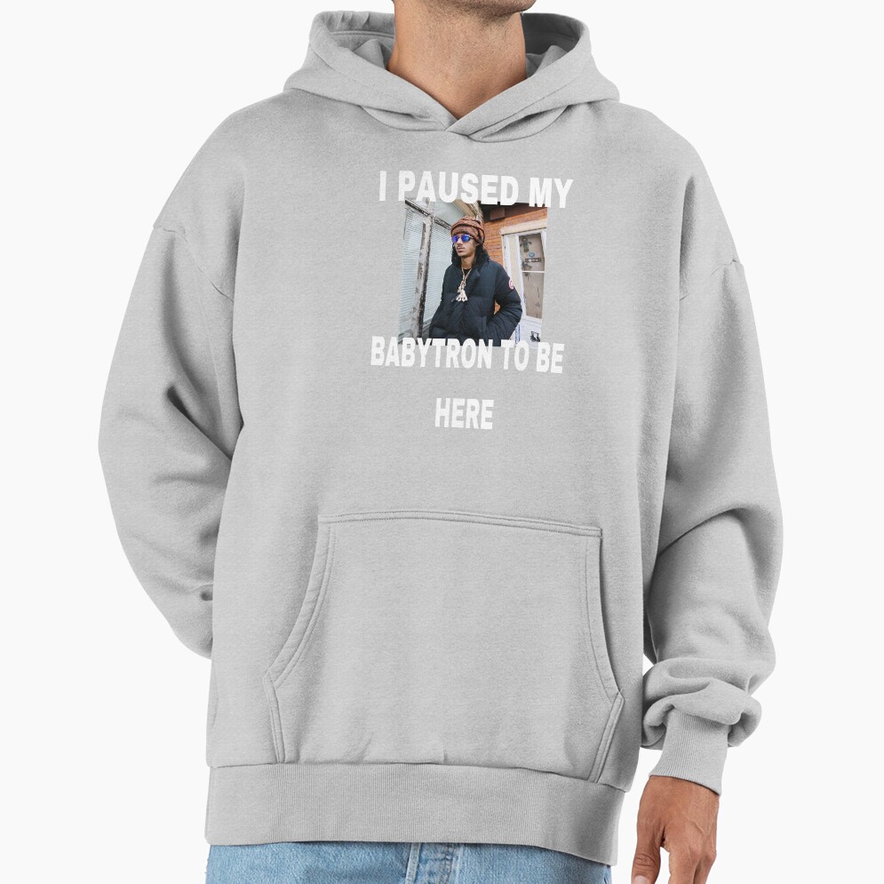 Babytron I Paused My Baby Smoove C Hoodie - Image 4