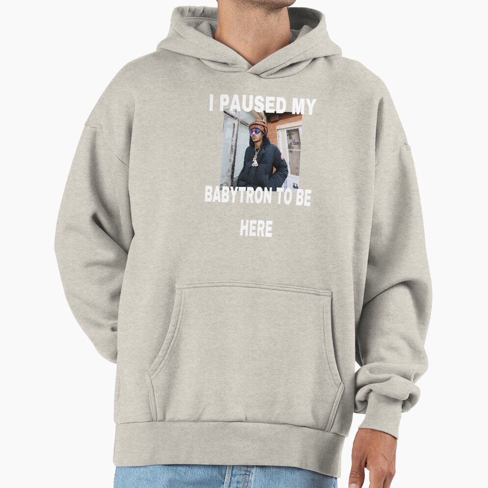 Babytron I Paused My Baby Smoove C Hoodie - Image 3
