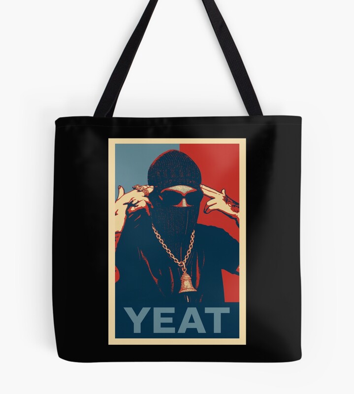 Yeat Rapper Distressed Tote Bag