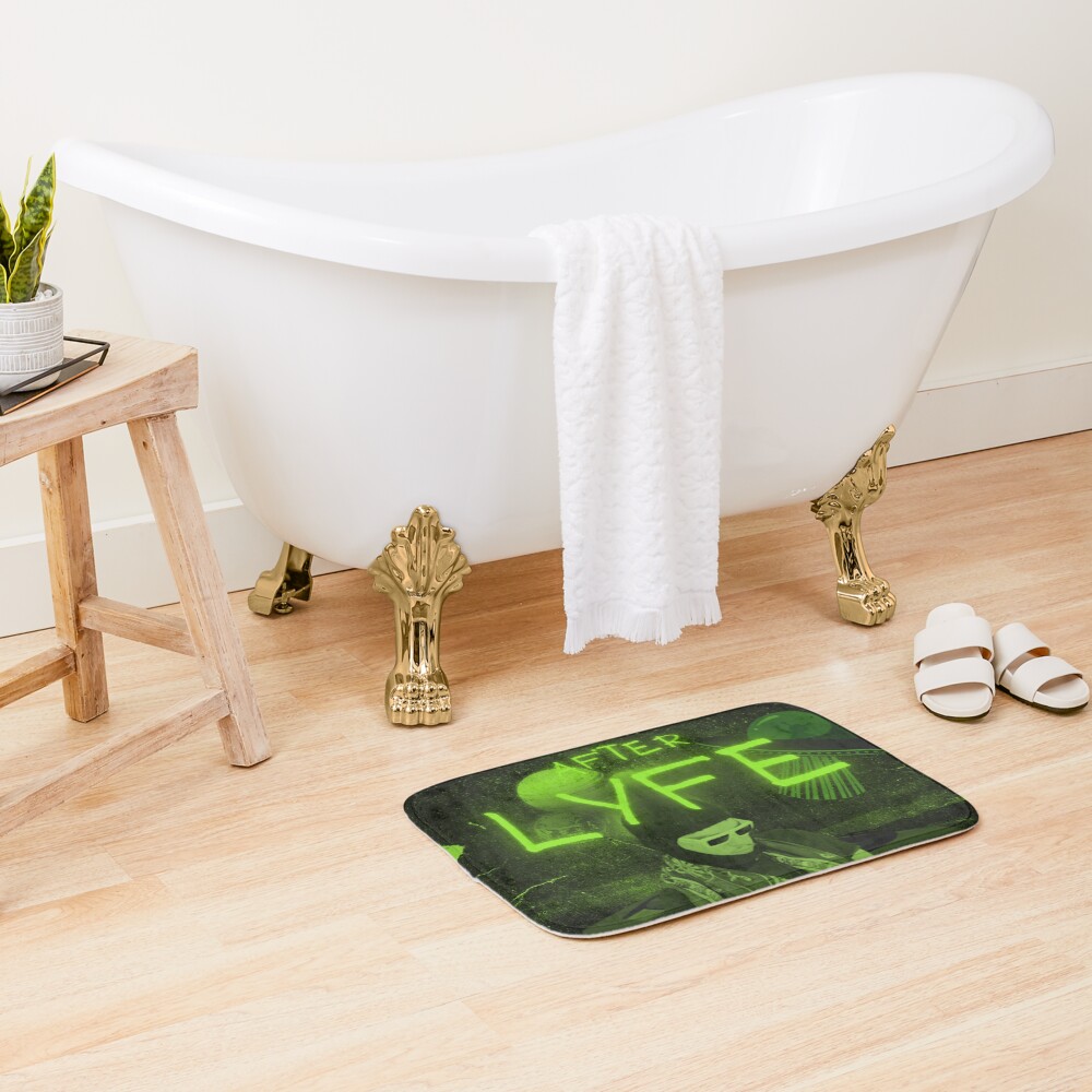 Afterlyfe Yeat Twizzy Tonka Alien Flexing Racks Trippy Bath Mat - Image 2