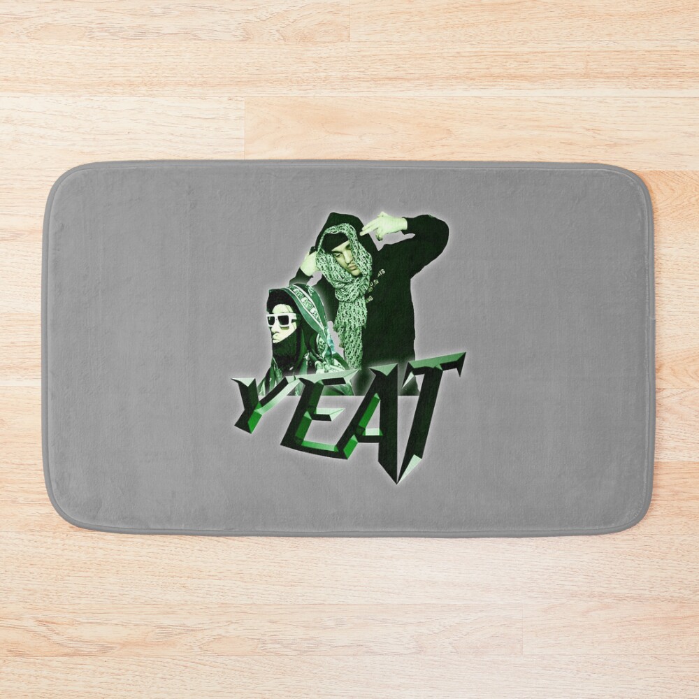 Vintage Yeat Rapper Bath Mat