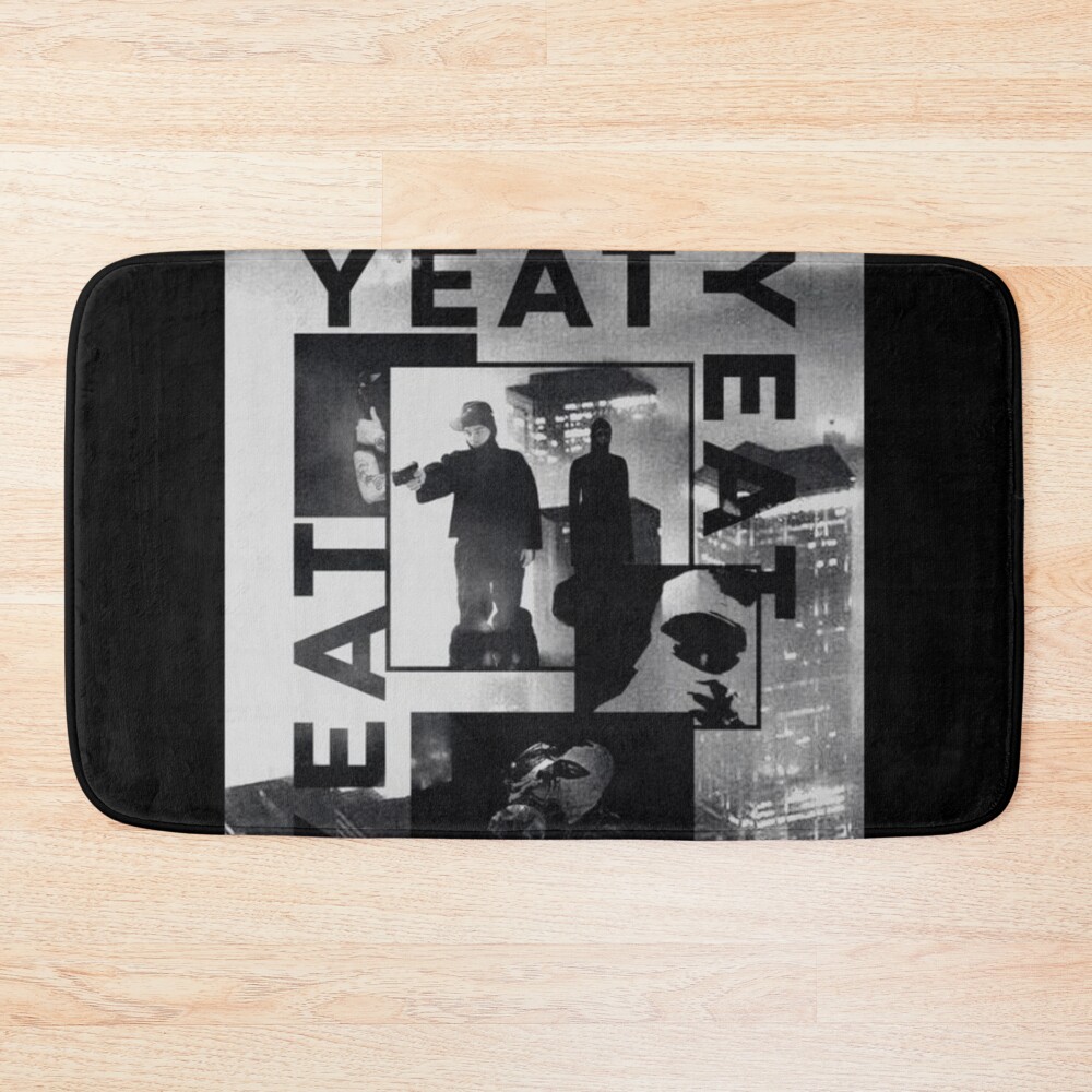 Yeat City Wallpaper Bath Mat