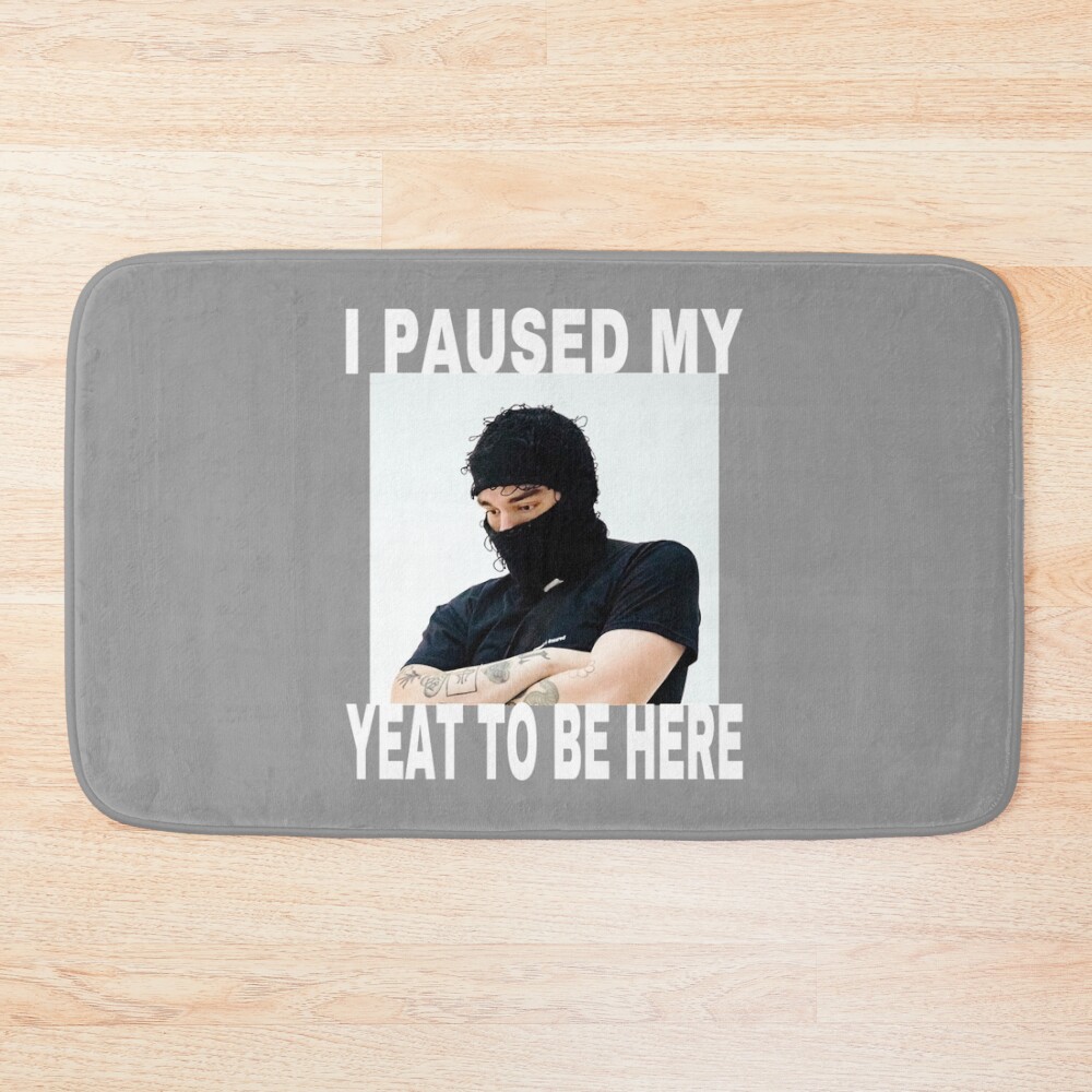 Yeat Rapper Distressed Bath Mat