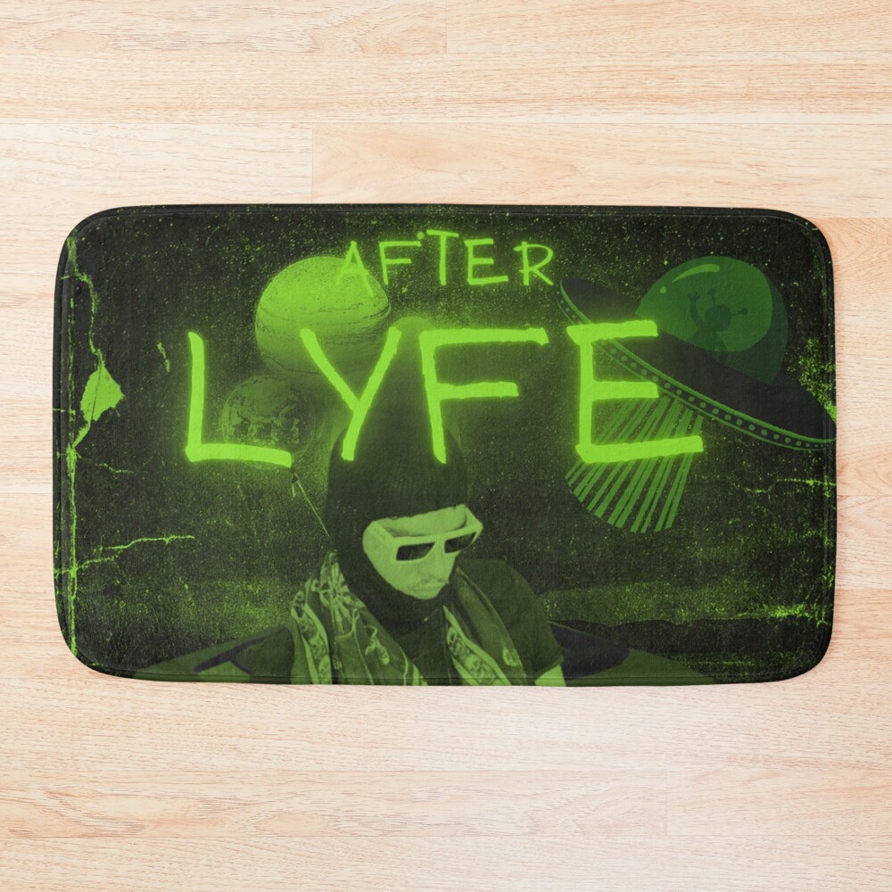 Afterlyfe Yeat Twizzy Tonka Alien Flexing Racks Trippy Bath Mat