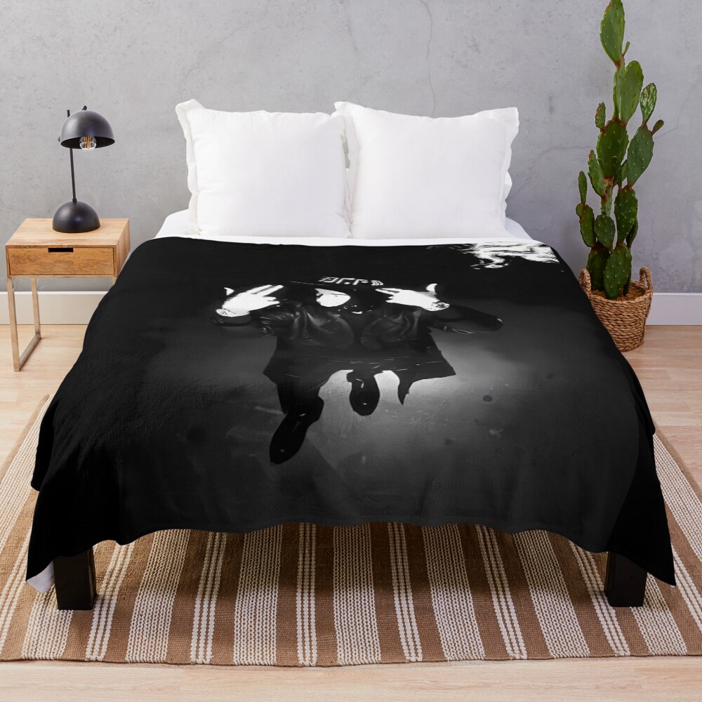 Yeat Lyfe Moody Throw Blanket