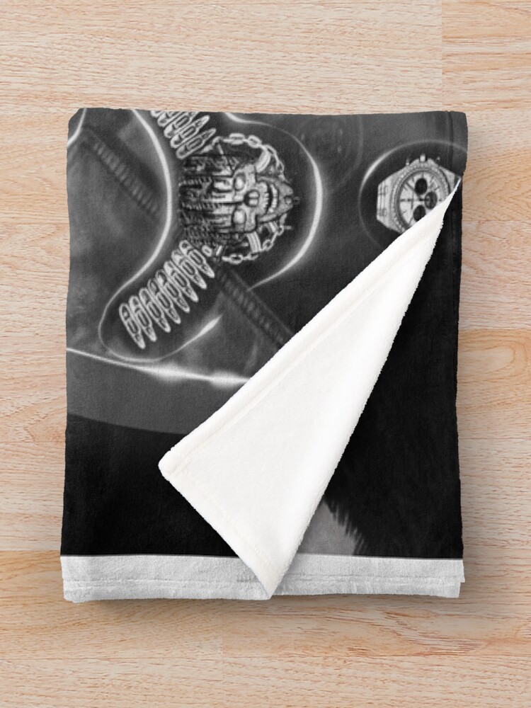 Yeat Rapper Gothic Throw Blanket - Image 2