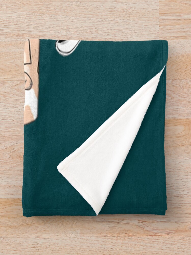 Yeat Illustration With Text Throw Blanket - Image 2