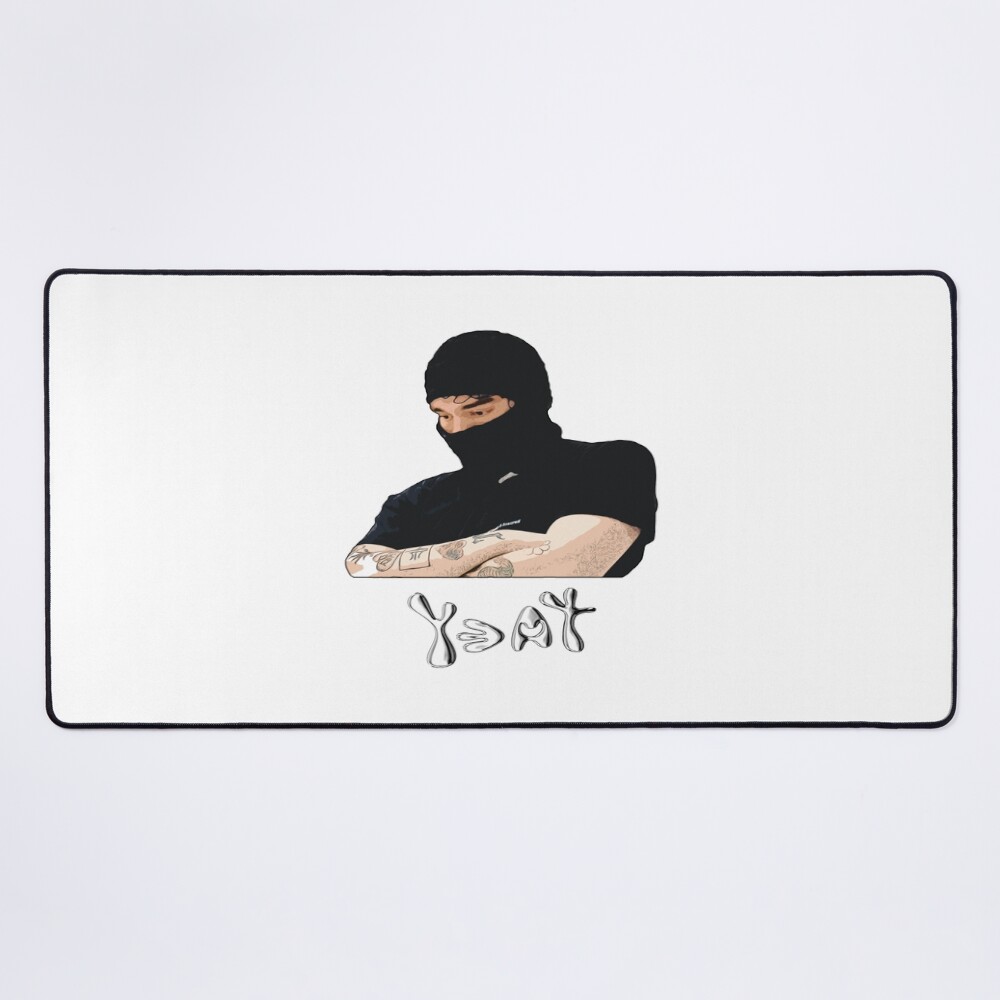 Yeat Illustration With Text Mouse Pad