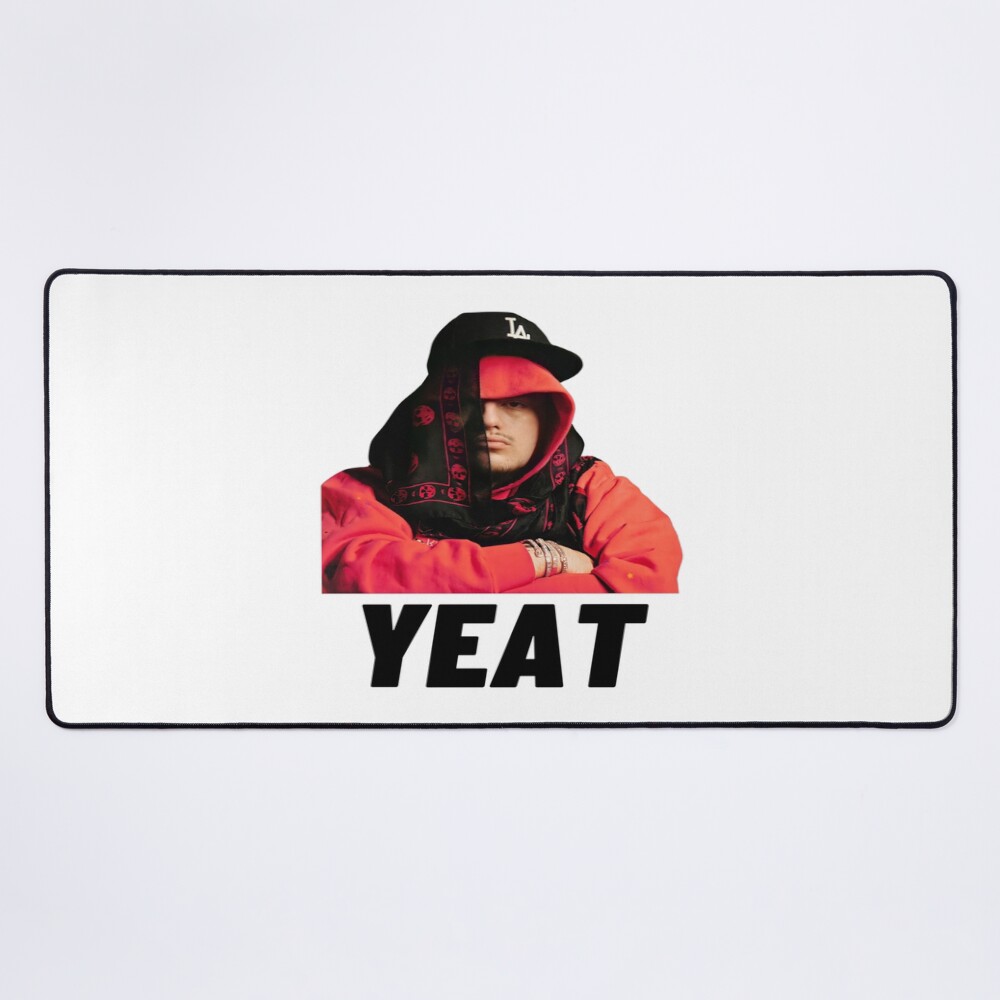 Yeat Rapper Silhouette Mouse Pad