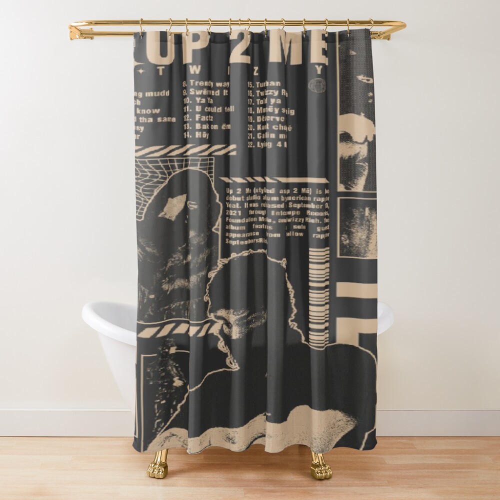 Yeat Album Wallpaper Shower Curtain