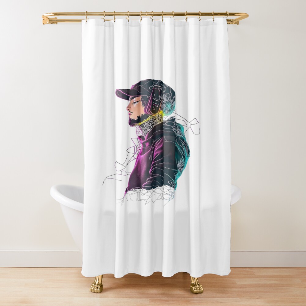 Yeat Artwork Shower Curtain