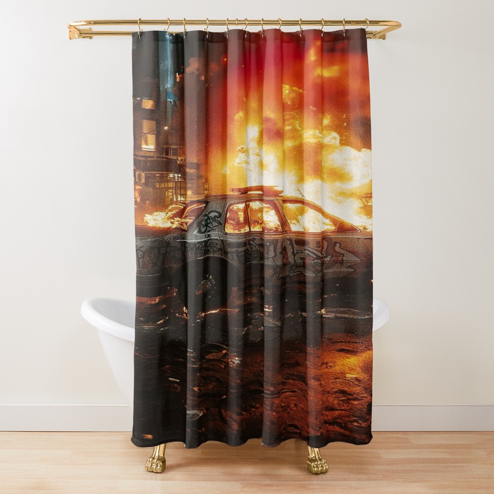 Lyfe Style Album Art Shower Curtain