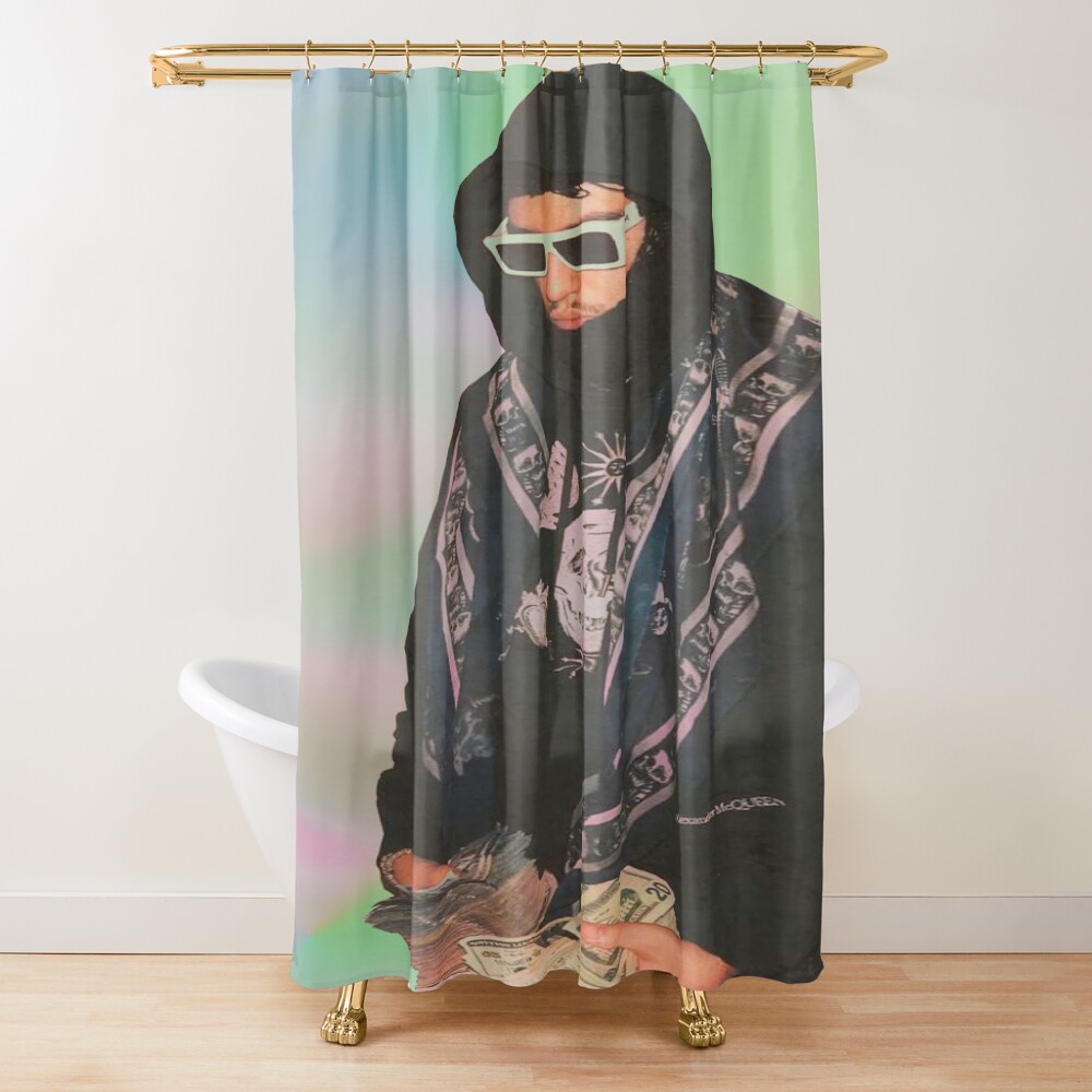 Twizzy Rich Psychedelic Yeat Shower Curtain