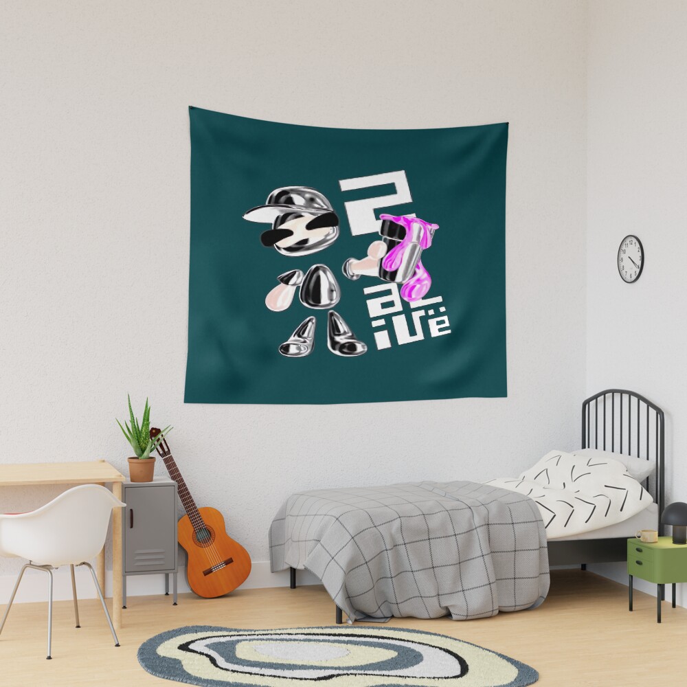 Stylized Yeat 2 Alive Tapestry