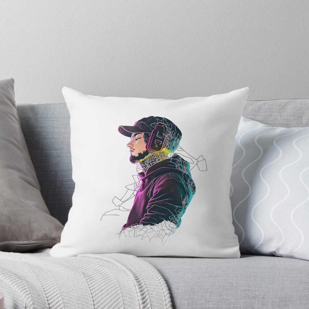 Yeat Artwork Throw Pillow
