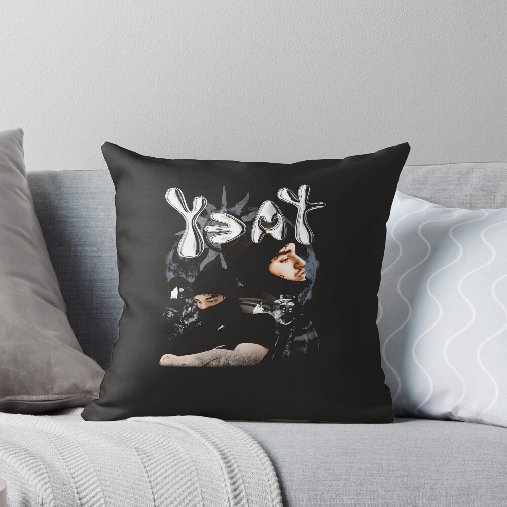Yeat Vintage Throw Pillow